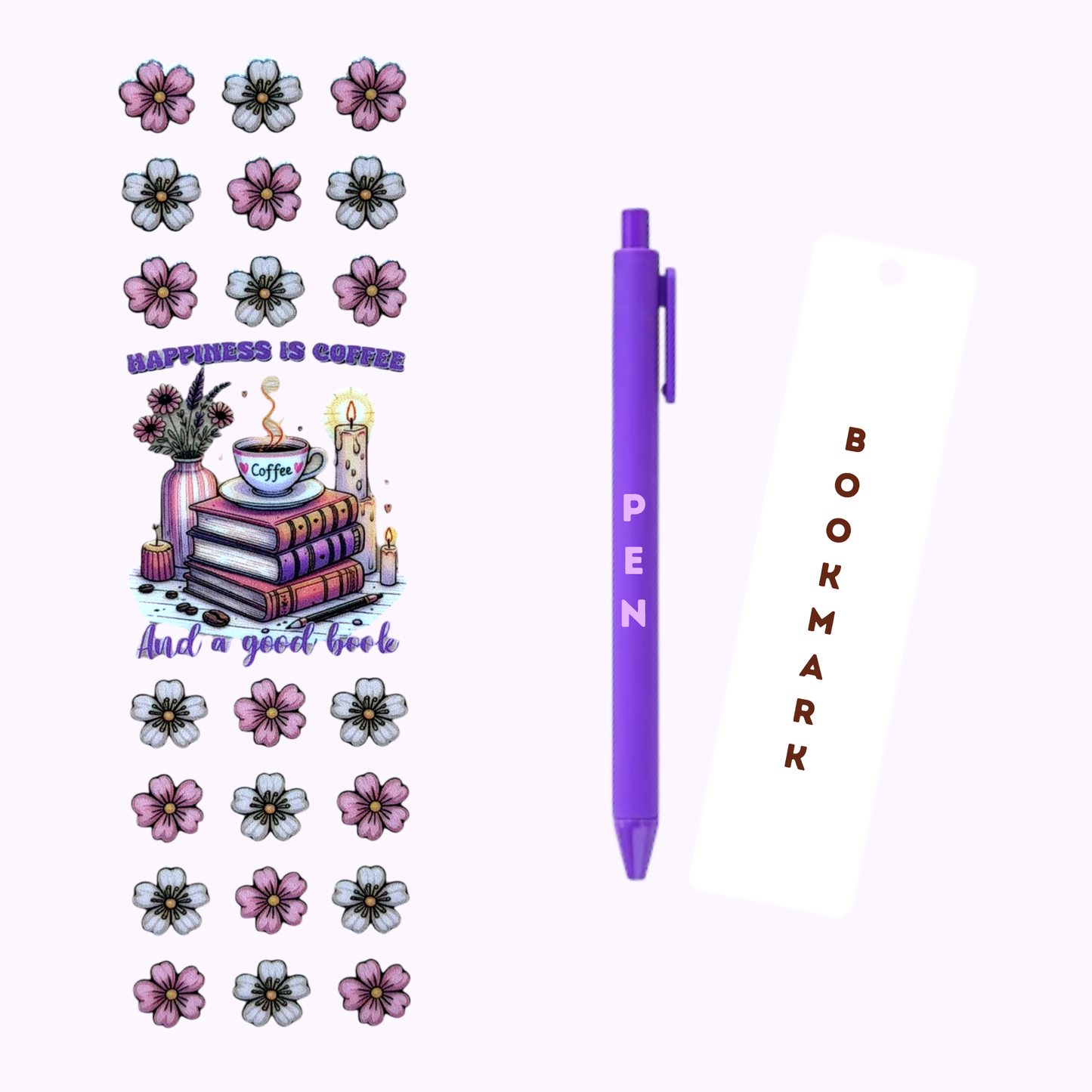 A Good Book Pen/Bookmark Wrap #4