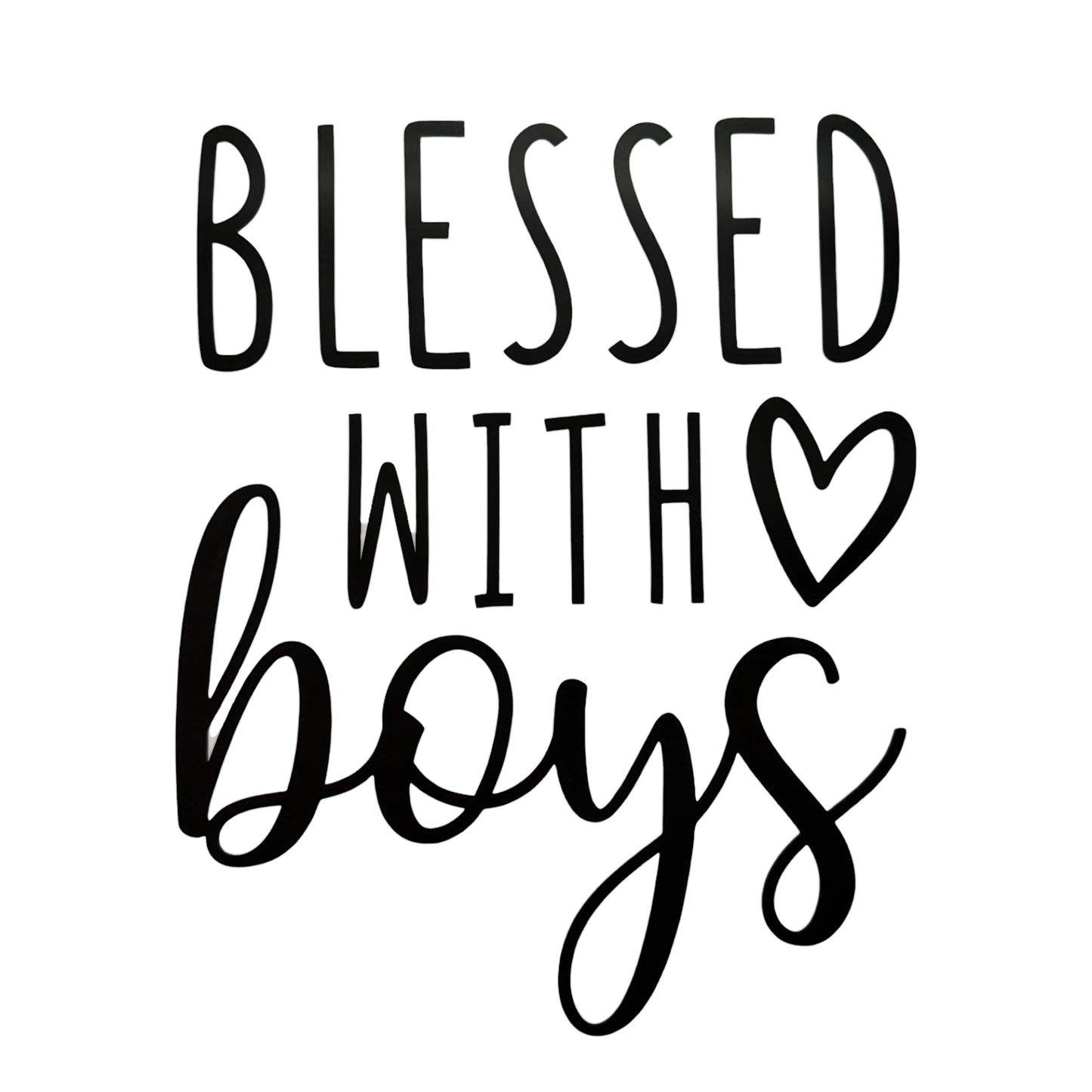 Blessed With Boys DTF 10” #33