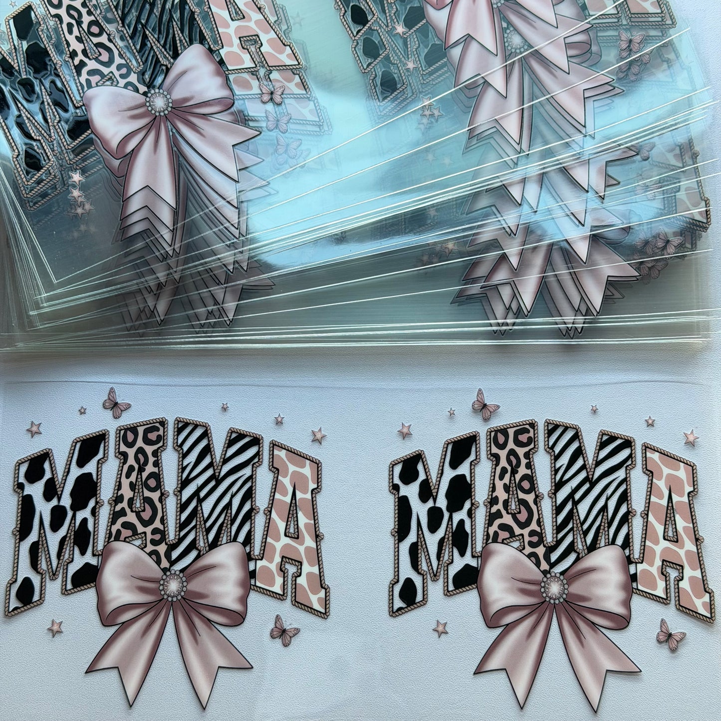 Mama Pink Bow Cup Wrap #63