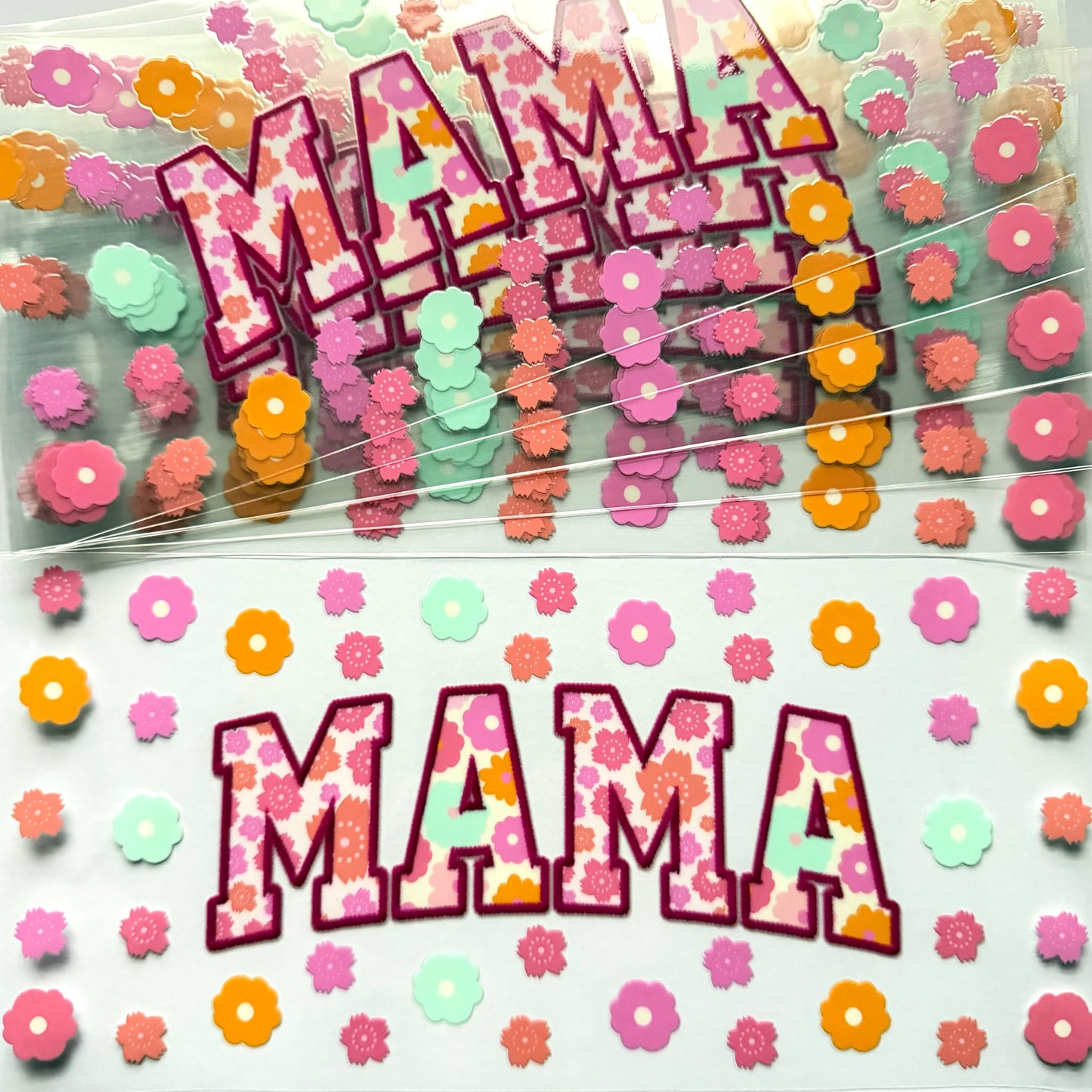 Mama Pink/Yellow Cup Wrap #61
