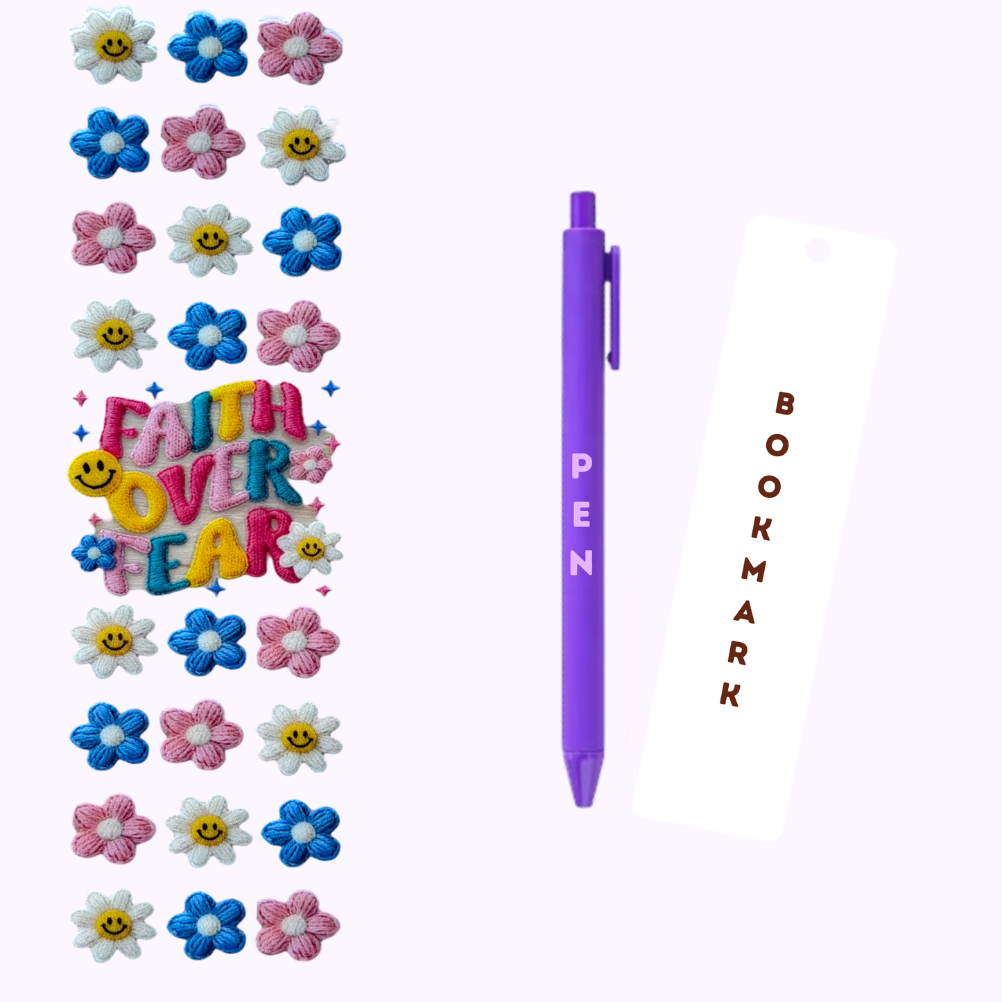 Faith Over Fear Pen/Bookmark Wrap #62