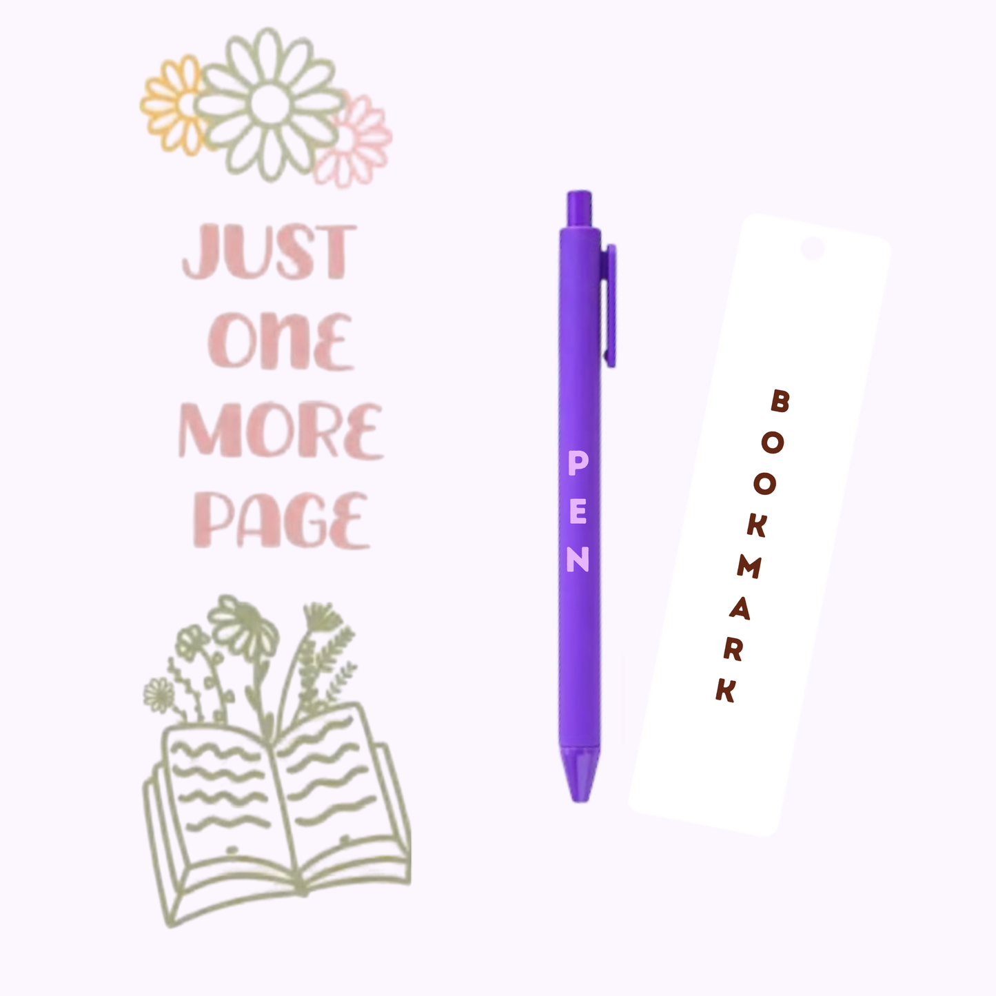 Just One More Page Pen/Bookmark Wrap #48