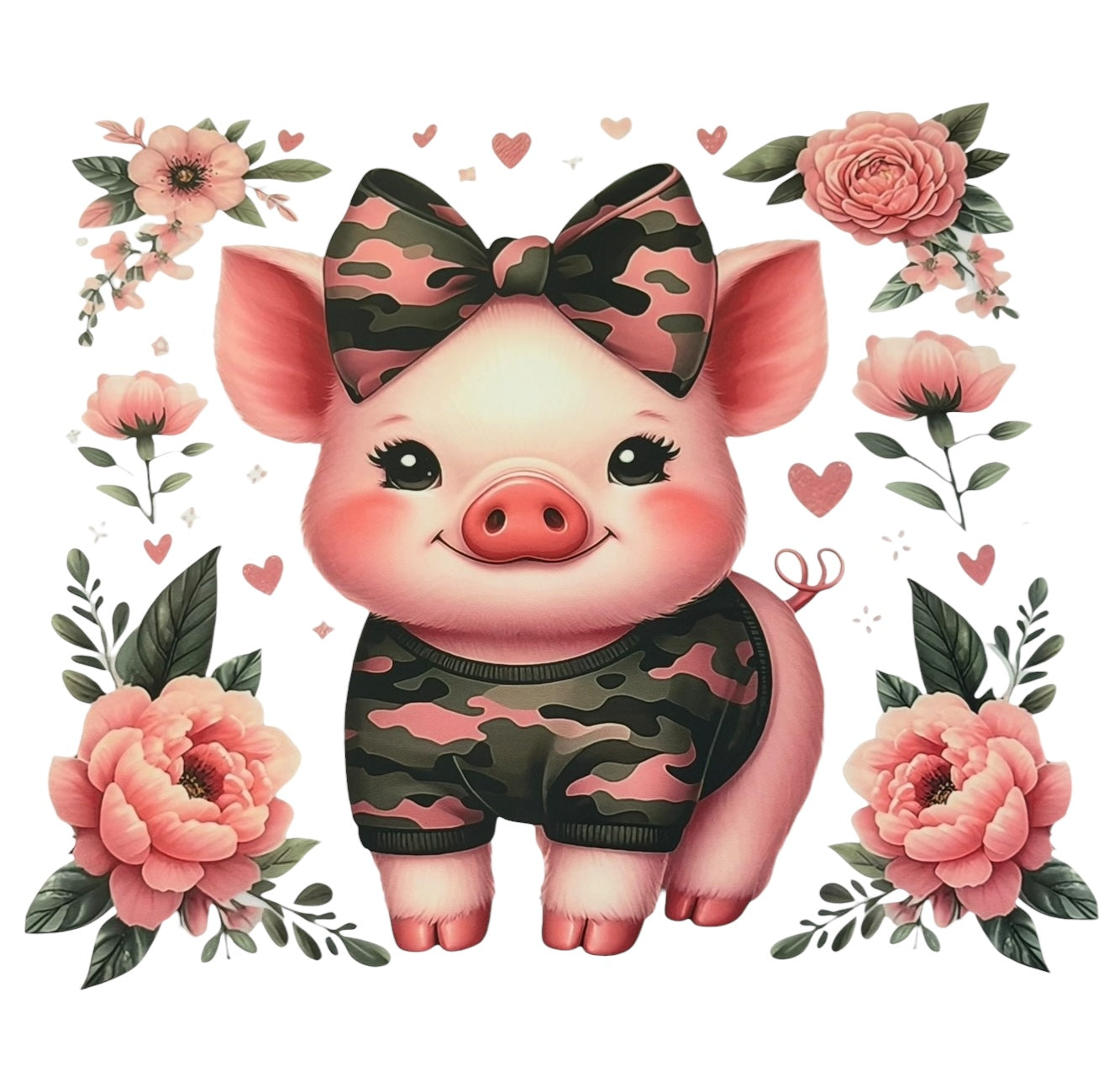Camo Pig Adult DTF #6