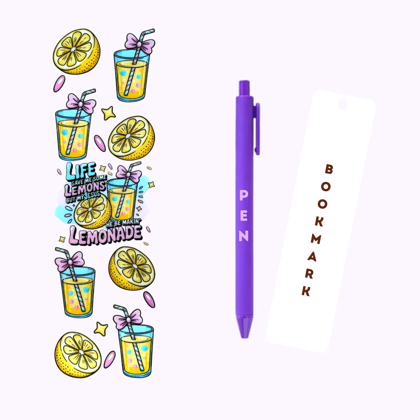Lemonade Pen/Bookmark Wrap #85