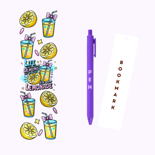 Lemonade Pen/Bookmark Wrap #85