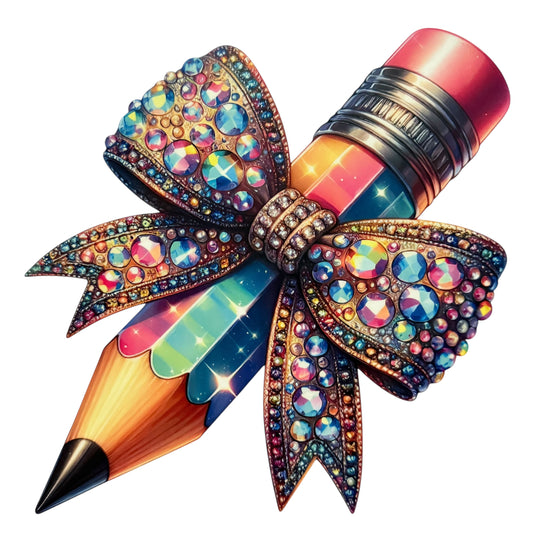 Bling Pencil DTF 10” #54