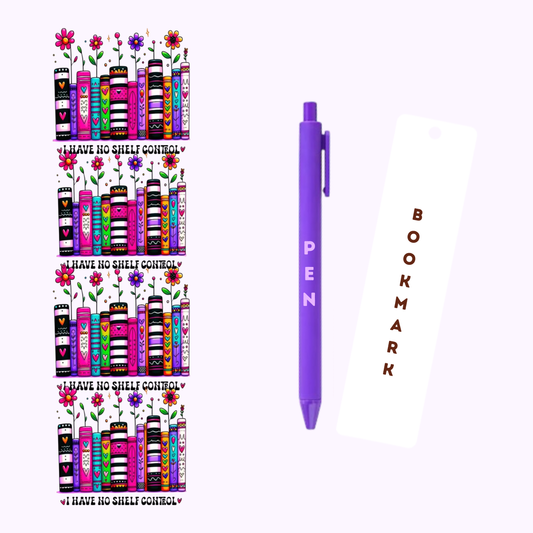 I Have No Shelf Control Pen/Bookmark Wrap #7