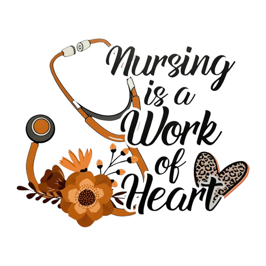 Nursing Work Of Heart Adult DTF #72