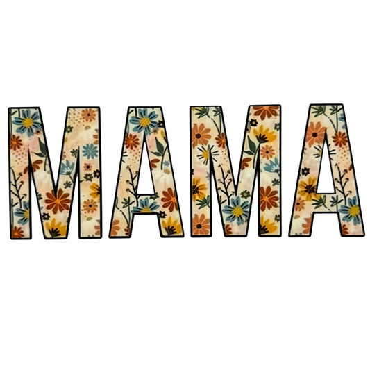 Mama W/Floral DTF 10” #39