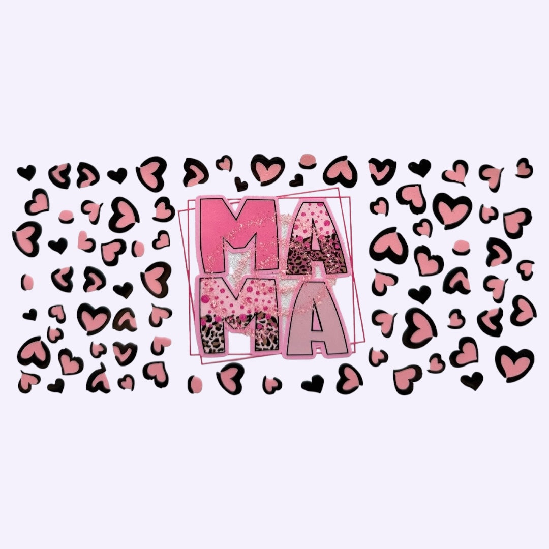 Mama W/Hearts Cup Wrap #62
