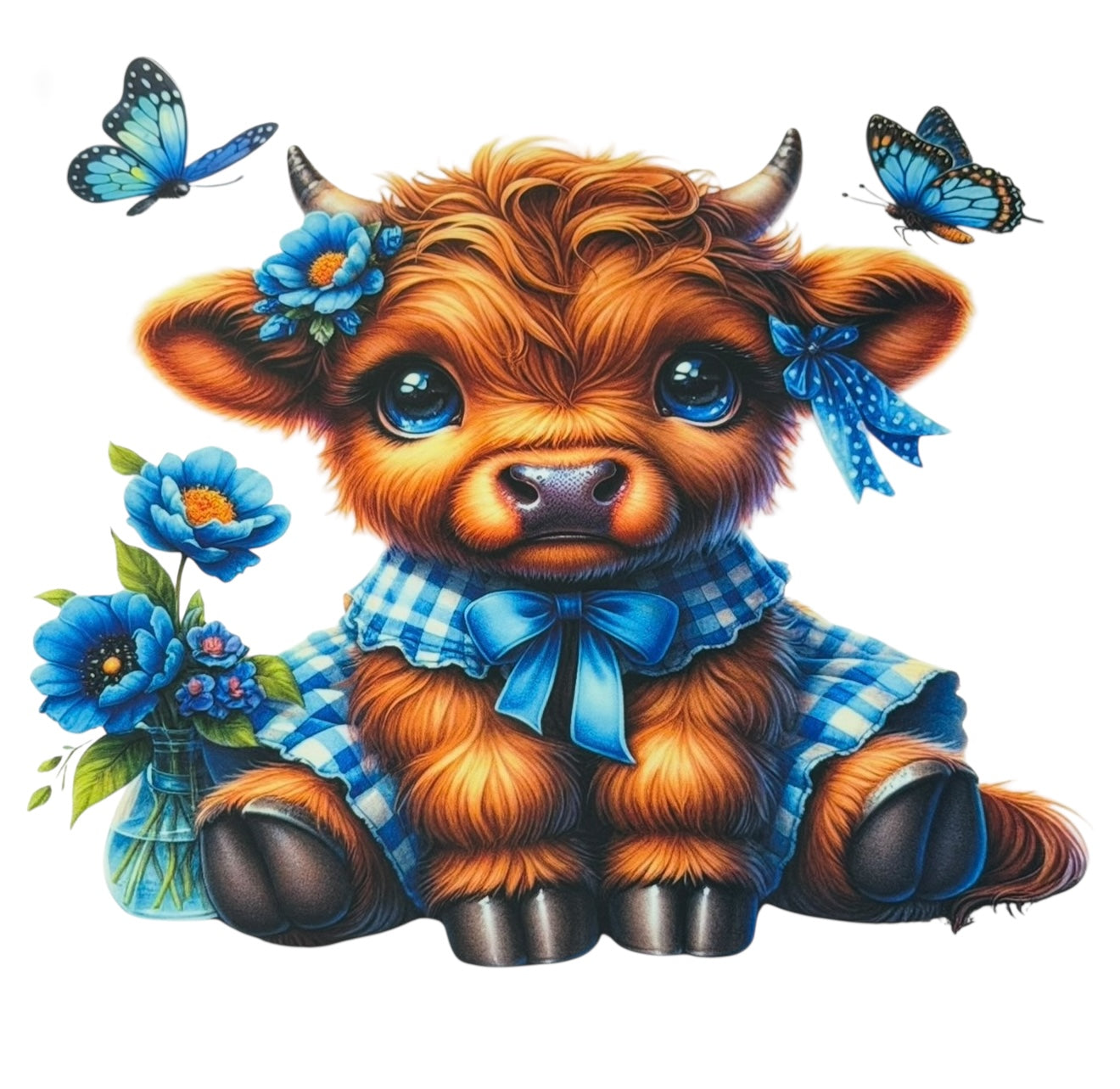 Cute Highland Cow Adult DTF #5