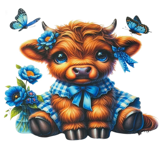 Cute Highland Cow Adult DTF #5