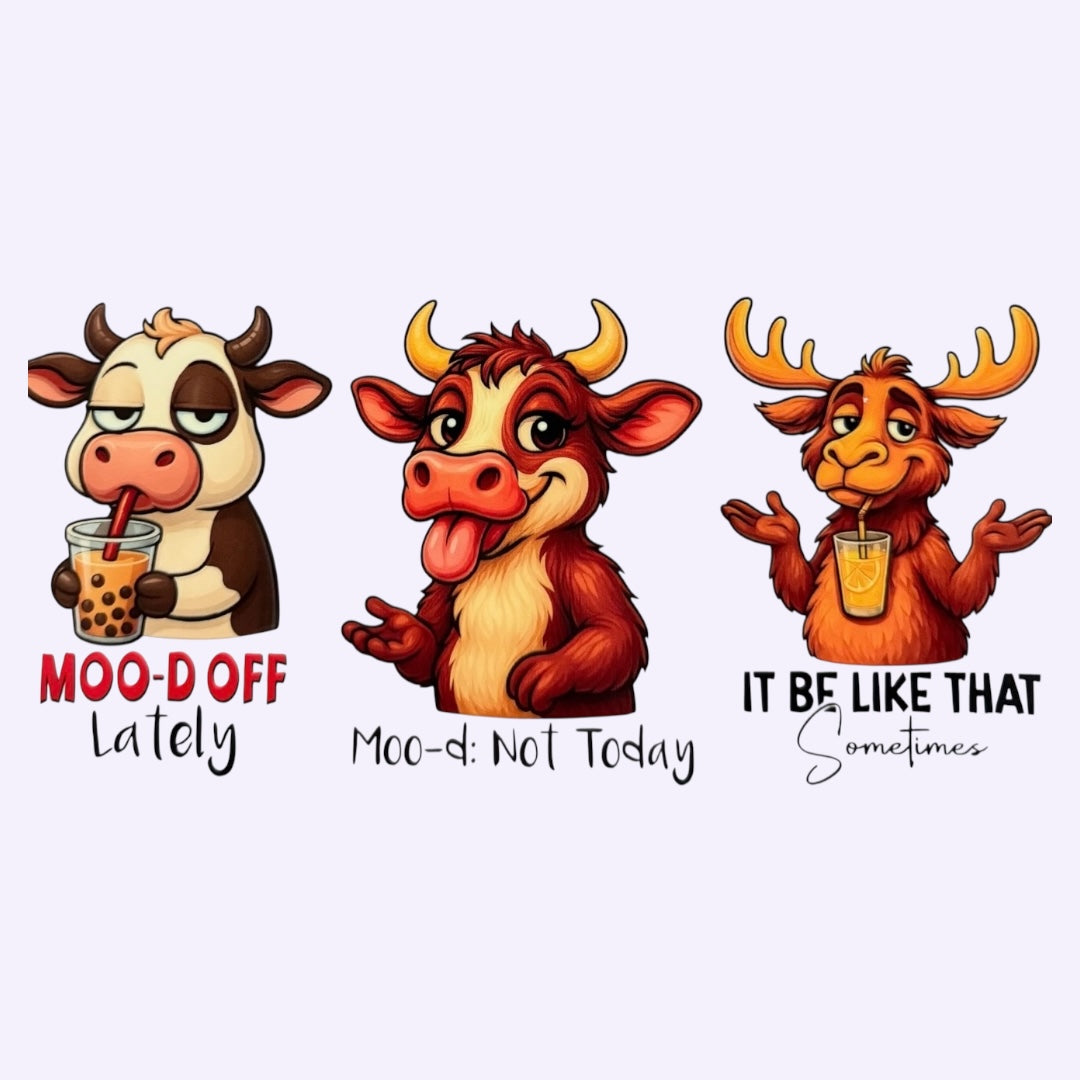 Moo-d Not Today Cup Wrap #23