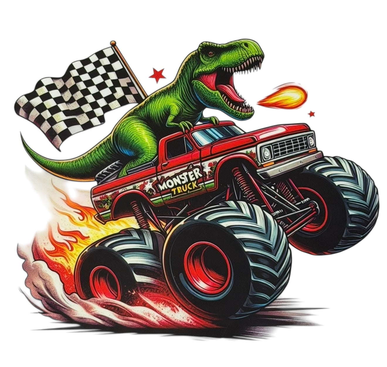Dino Monster Truck Youth DTF #18