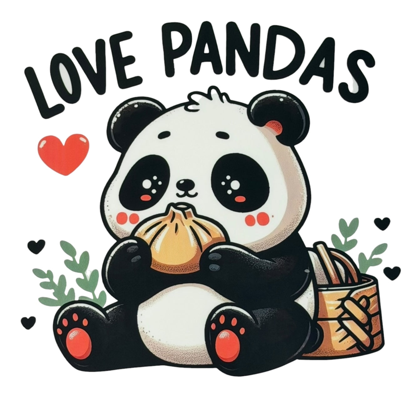 I Love Pandas Youth DTF #14