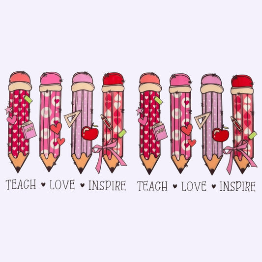 Teach,Inspire Pencils Cup Wrap #51