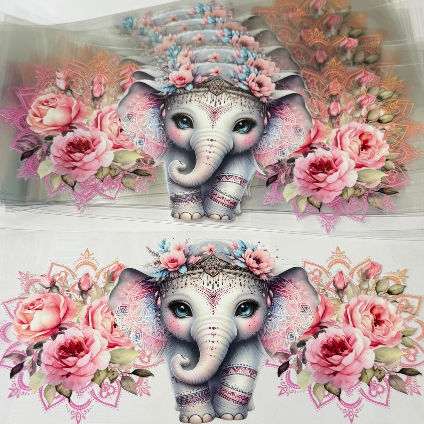 Cute Elephant Cup Wrap #26