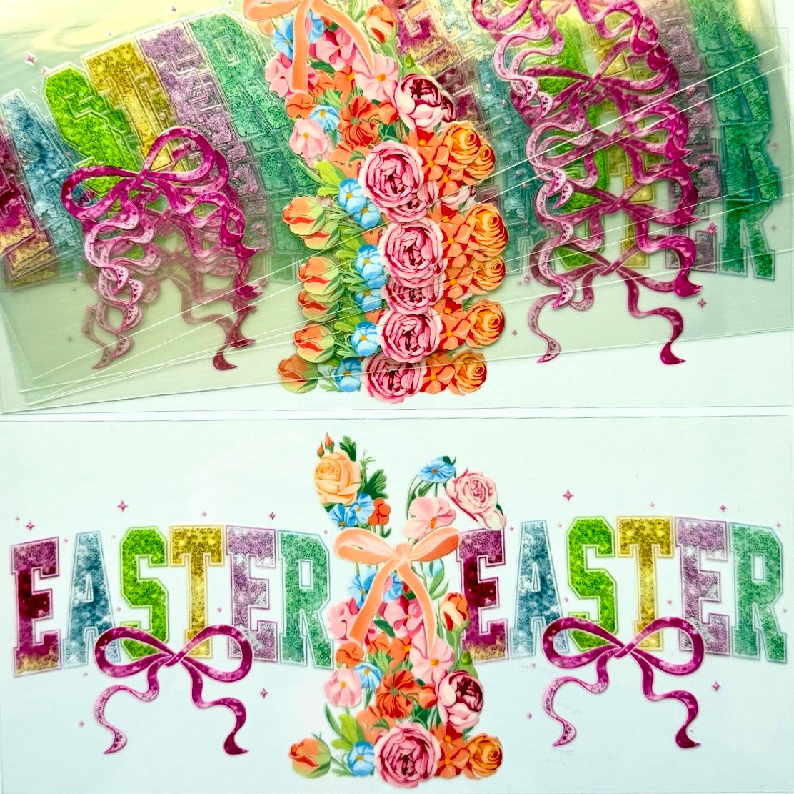 Easter Flower Bunny Cup Wrap #9