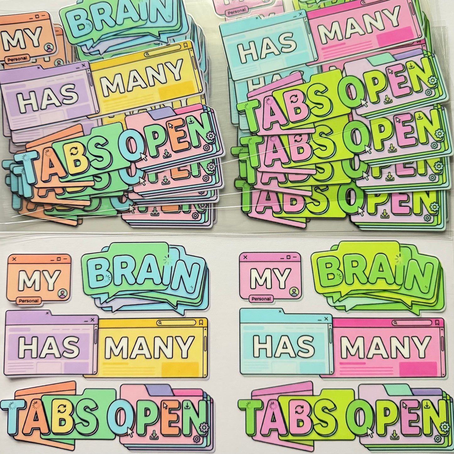 My Brain Has Too Many Tabs Open Cup Wrap #17