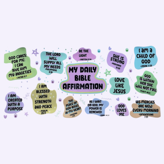 Bible Affirmations Cup Wrap #88