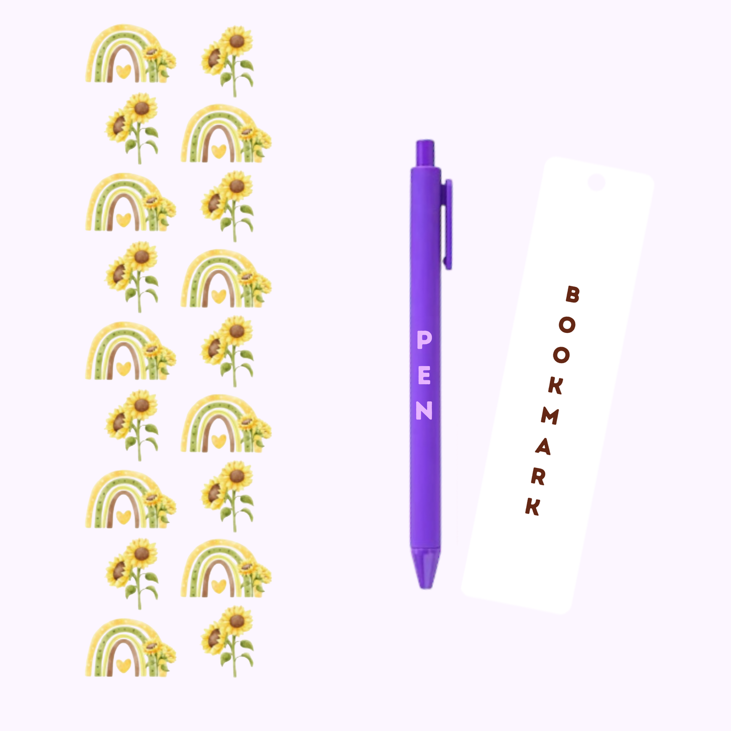 Rainbows Pen/Bookmark Wrap #47