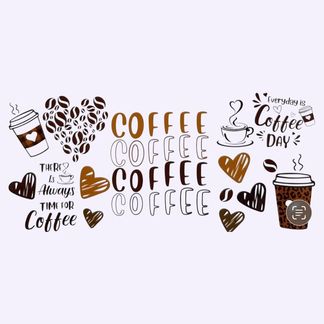 Everyday Is Coffee Day Cup Wrap #13