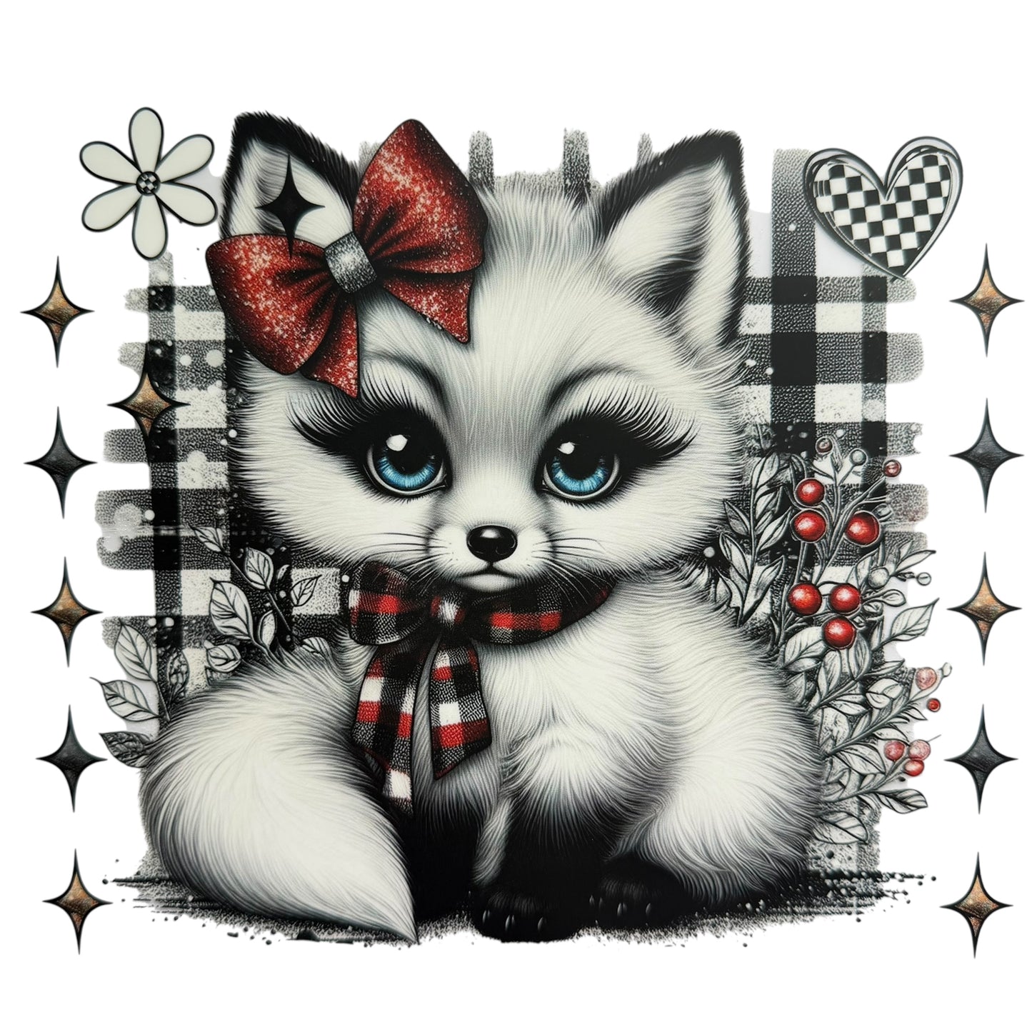 Cute Fox DTF 8” #5