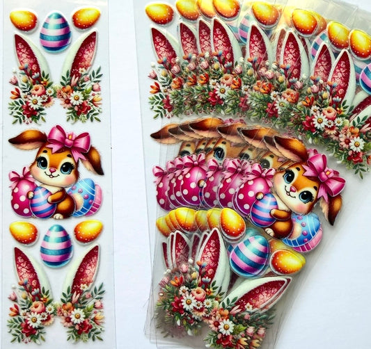 Cute Bunny Pen/Bookmark Wrap #3