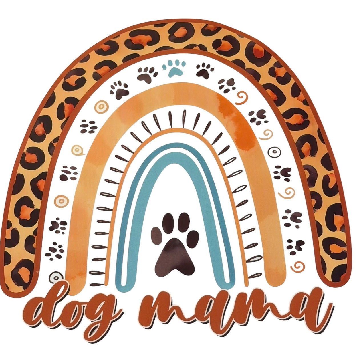 Dog Mama Rainbow DTF #48