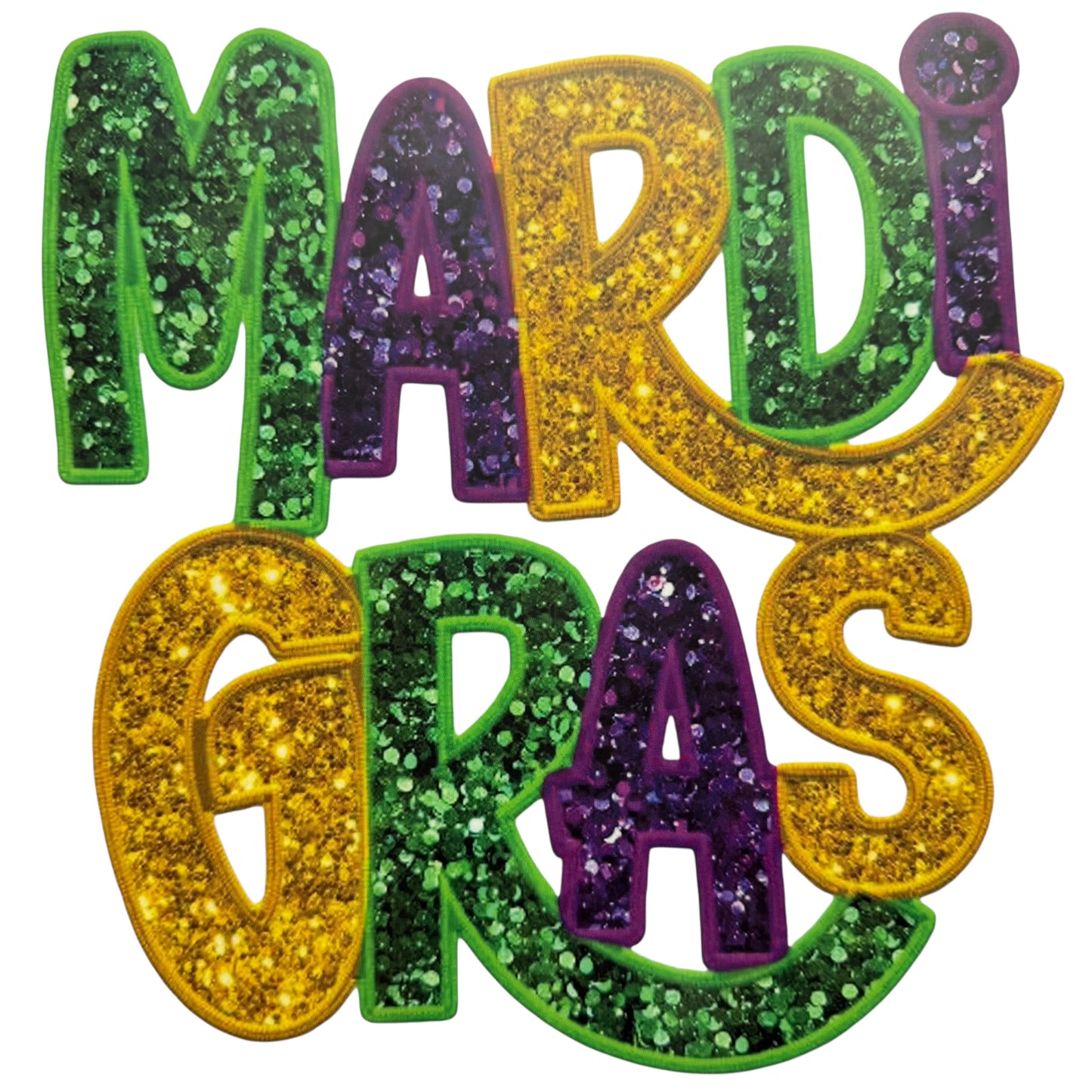 Mardi Gras DTF 11” #66