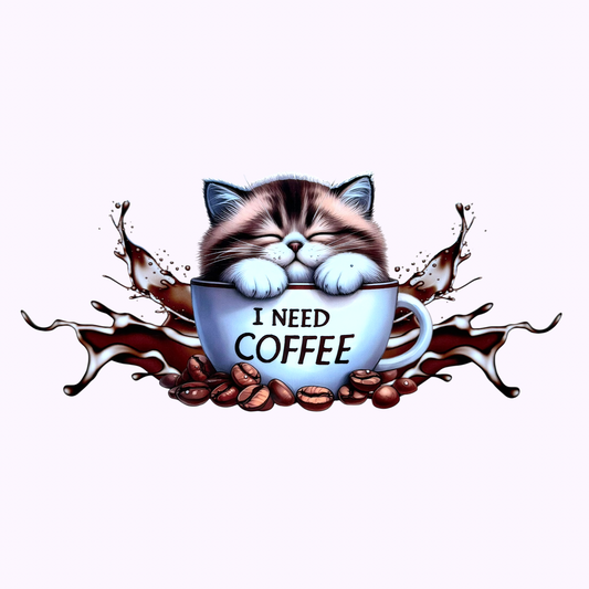 I Need Coffee Cup Wrap #8