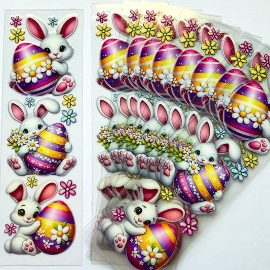 Bunnies Holding Eggs Pen/Bookmark Wrap #2