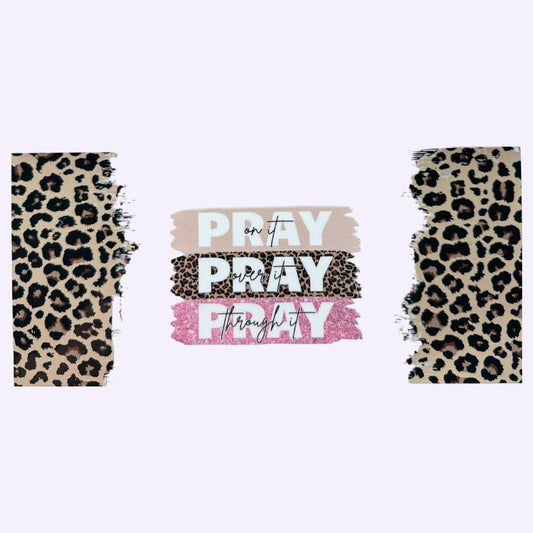 Pray Leopard Cup Wrap #87