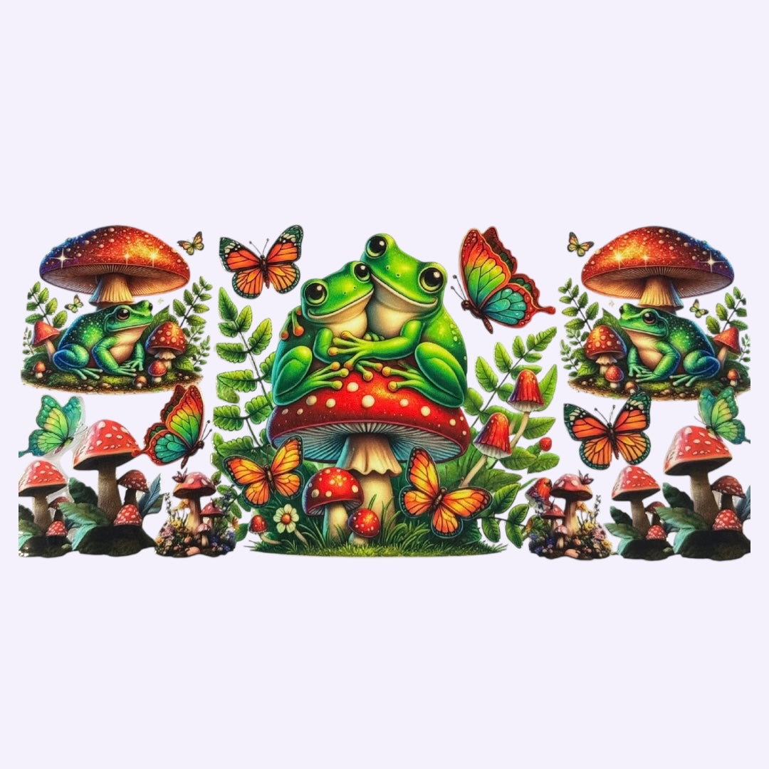 Frog & Mushrooms Cup Wrap #31