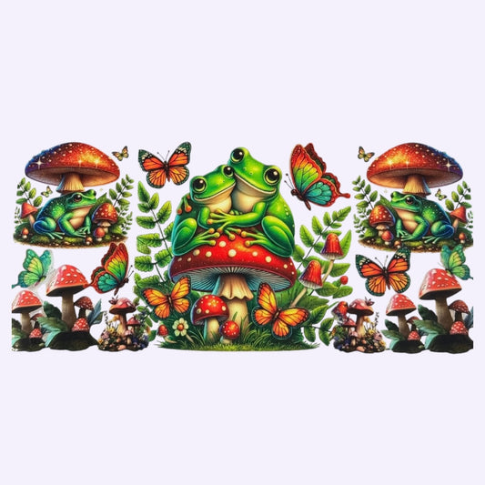 Frog & Mushrooms Cup Wrap #31