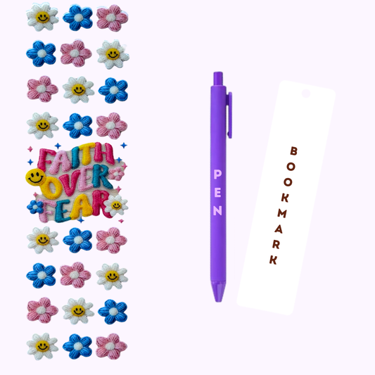 Faith Over Fear Pen/Bookmark Wrap #62