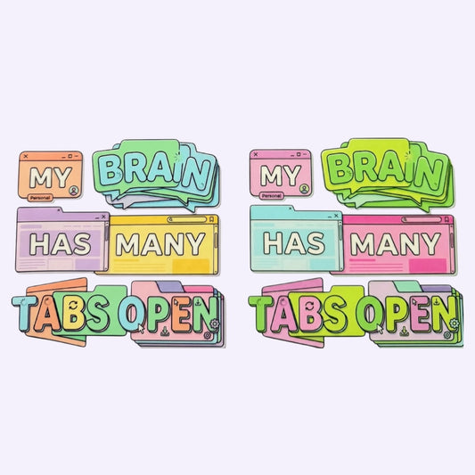 My Brain Has Too Many Tabs Open Cup Wrap #17