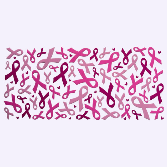 Breast Cancer Ribbons Cup Wrap #82