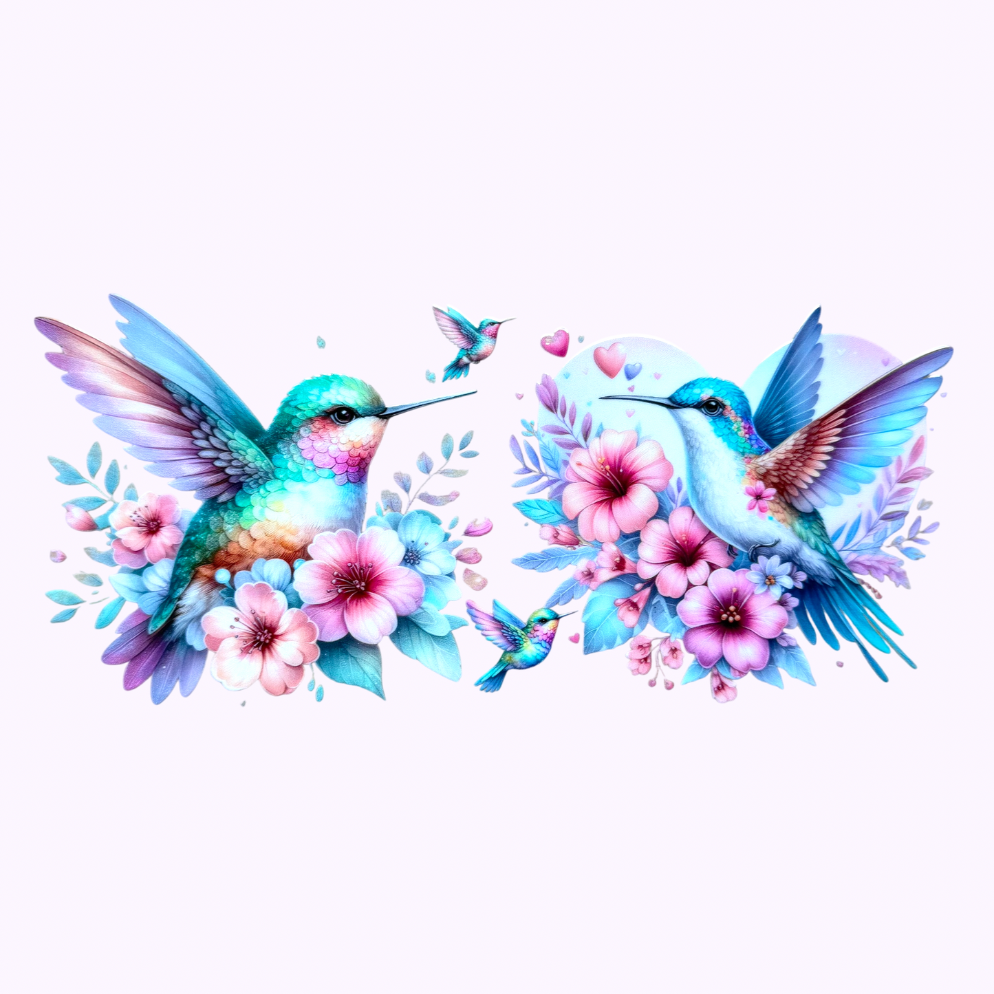 Humming Birds Cup Wrap #38