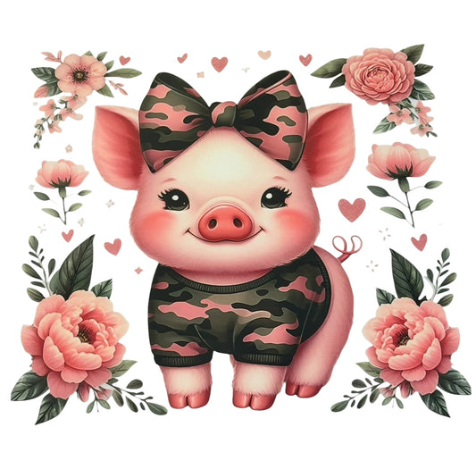 Camo Pig Adult DTF #6