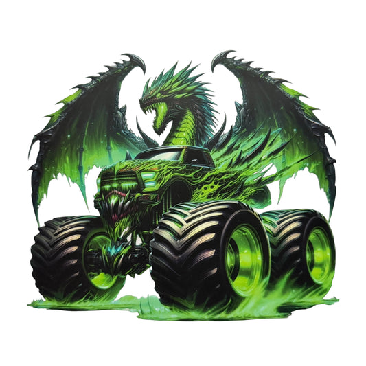 Dragon Monster Truck DTF 7” #8