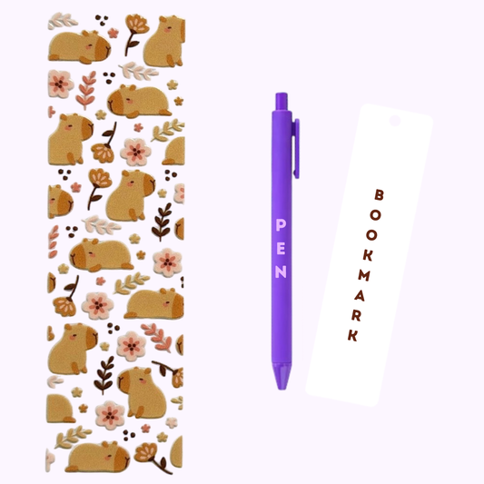 Capybara Pen/Bookmark Wrap #14